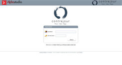 Desktop Screenshot of contrejour.alpha-studio.biz